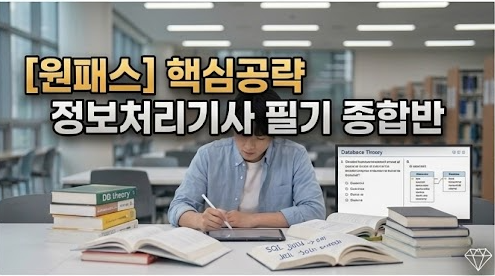 [비환급] [원패스] 핵심공략 정보처리기사 필기 종합반 (2024)