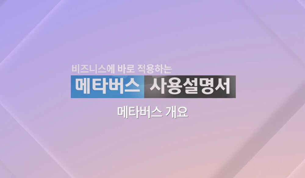 비즈니스에 바로 적용하는 메타버스 사용설명서