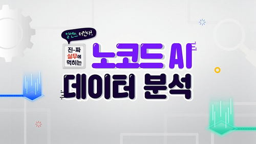 [비환급] 일센스 터진다 - 진짜 실무에 먹히는 노코드 AI 데이터 분석(개발업무편)